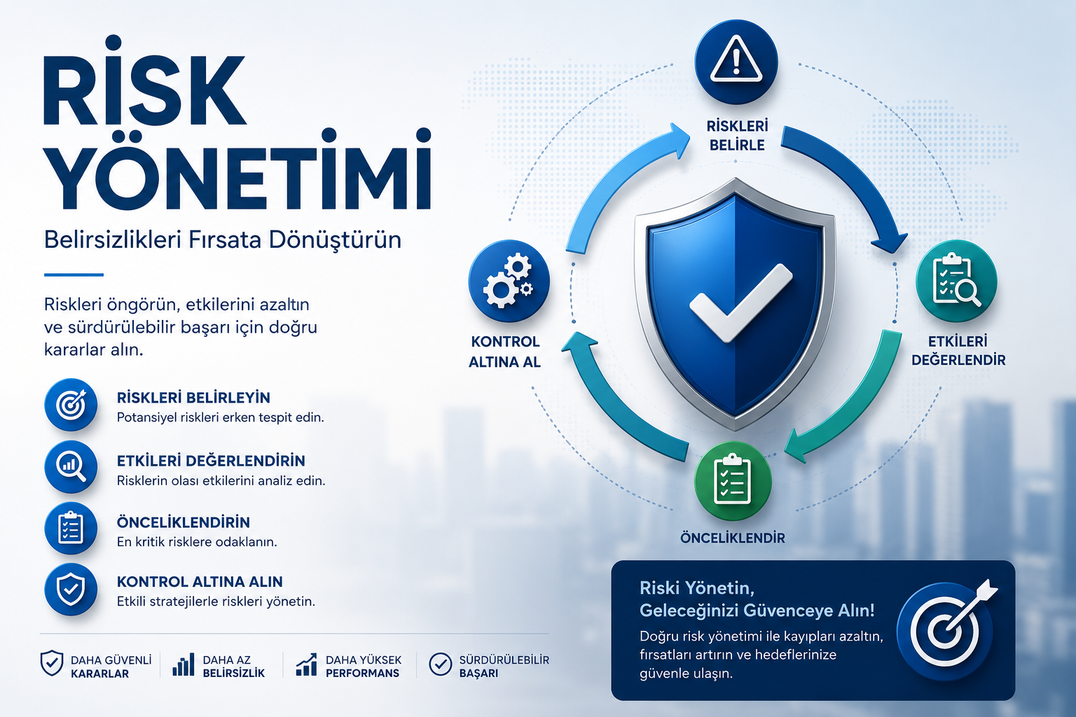 Kurumsal Risk Yönetimi Sisteminin Temel Gereklilikleri – Teklif İsteyin